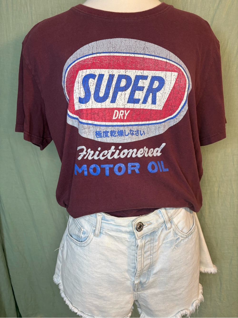 Superdry Men's ‘Super Dry Motor Oil' Graphic Tee 100% Cotton